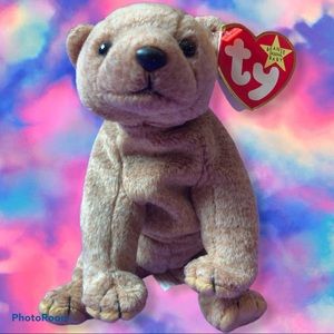 Pecan Bear Beanie Baby